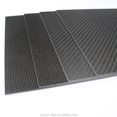 100% reine ultra dünne Carbonfaserblätter starre Wickelwebe 1,5 mm