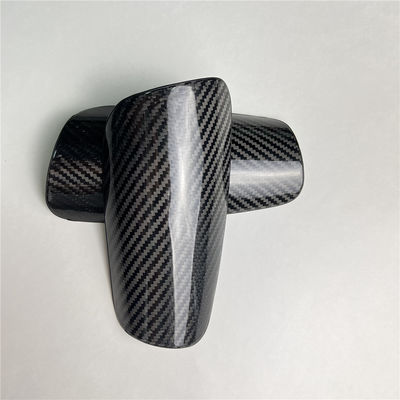 Karbonfaser Twill Matt Erwachsene Fußball Fußballschuhe Schildschirm Kleine Ärmel Gelb/Schwarz OME