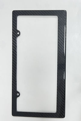 3K Twill Kohlefaser Fahrzeug Kohlefaser Kennzeichenhalter Kohlefaser Nummernschild