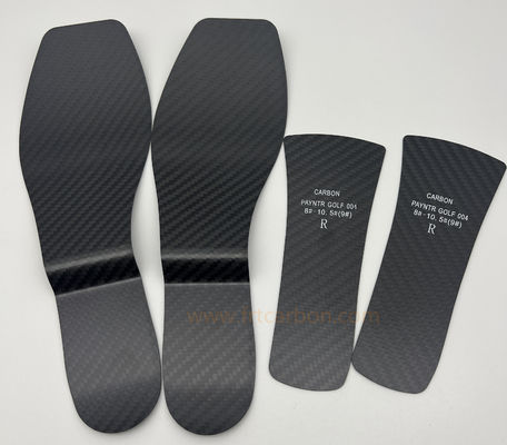Karbonfaser-Schuhsohlen für Fußballspiel 3k Twill Matte Karbonfaserplatte 1,0 mm 0,8 mm