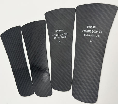 Karbonfaser-Schuhsohlen für Fußballspiel 3k Twill Matte Karbonfaserplatte 1,0 mm 0,8 mm