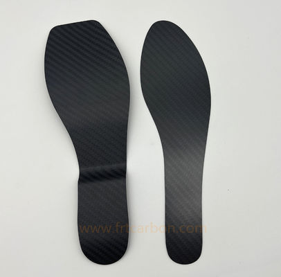 Karbonfaser-Schuhsohlen für Fußballspiel 3k Twill Matte Karbonfaserplatte 1,0 mm 0,8 mm