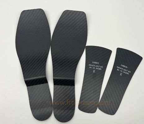 Karbonfaser-Schuhsohlen für Fußballspiel 3k Twill Matte Karbonfaserplatte 1,0 mm 0,8 mm