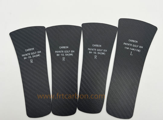 Karbonfaser-Schuhsohlen für Fußballspiel 3k Twill Matte Karbonfaserplatte 1,0 mm 0,8 mm