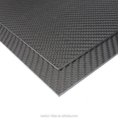 100% echtes Kohlefaserblech 1mm 2mm 3mm 4mm Kohlefaserplatte benutzerdefiniert geschmiedet Kohlefaser