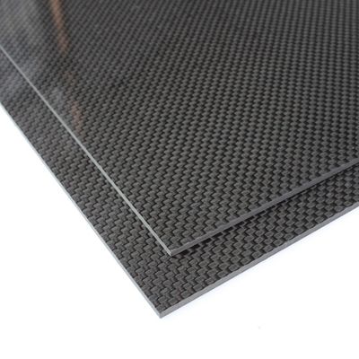 Kohlenstofffaserplatte 1 mm 1,5 mm 2 mm 2,5 mm 3 mm für die CNC-Fertigung
