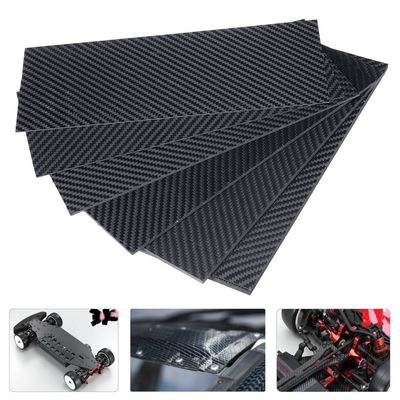 Leichtes Gewicht Kohlenstofffaserplattenblatt Wand 1mm 2mm 10mm Für UAV Drohne 48 X 96 4 X8