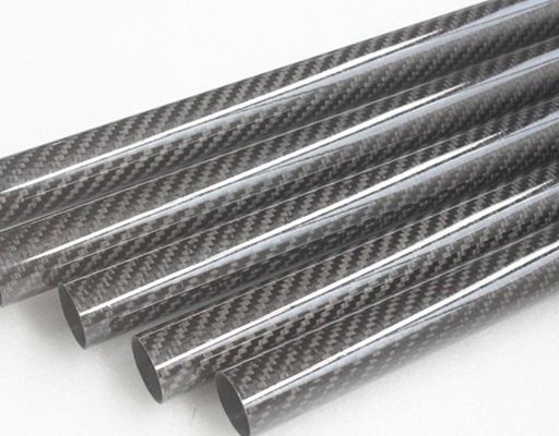 2m 20mm 3k Kohlenstofffaserröhre Kohlenstofffaser Fahrradrahmen Rohr Kohlenstoff Weipi Boot Paddel Griffe Pole