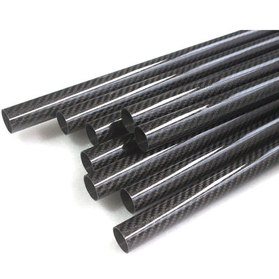 2 Zoll 1,25 &quot;2,5 Kohlenstofffaser Tube Fiber Pole Kohlenstofffaser Pole Gewölbe Pole 12x10x1000mm
