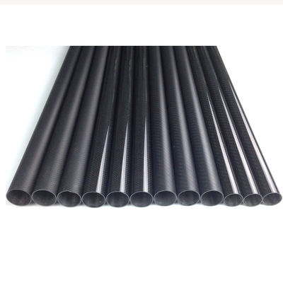 2 Zoll 1,25 &quot;2,5 Kohlenstofffaser Tube Fiber Pole Kohlenstofffaser Pole Gewölbe Pole 12x10x1000mm