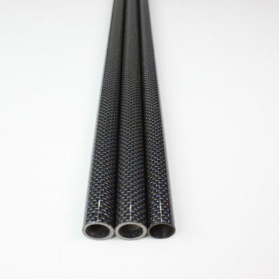 2 &quot; 3 &quot; 2 mm Kohlenstofffaserröhre Kohlenstofffaserpol Gewölbepole Großer Durchmesser 18x16x1000mm