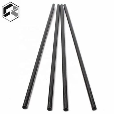 3 4&quot; 3 8&quot; 3k Carbonfaserröhre 10mm 12mm 15mm 18mm 22mm 30mm 40mm 50mm