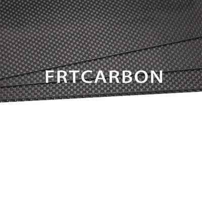 500mm X500mm Matte Plain 3K-Kohlenstofffaserplatte für Quad Frame