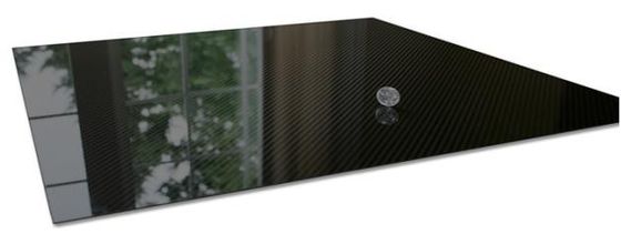 Wasserdicht und langlebig mit 1000mm X 1000mm 3K Twill Matte Carbon Fiber Laminated Sheet auf Lager