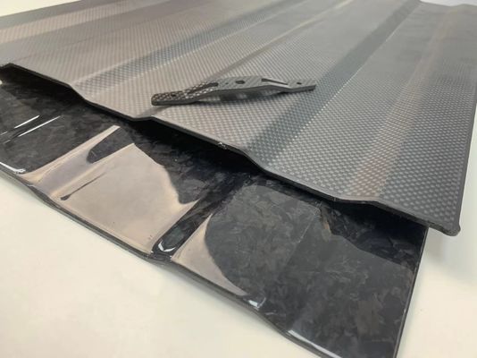 Fischereifolie Kohlenstofffaser mit niedrigem Profil Salzwasser CNC-Bearbeitung Kohlenstofffaserblech